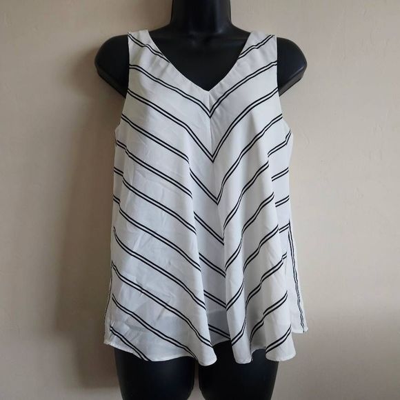 Emma & Olivia Striped Blouse - Picture 1 of 8